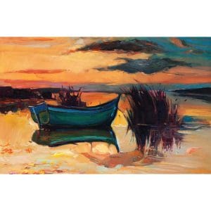 Πίνακας Ζωγραφικής Boat On A Lake - Decotek 180678-124825