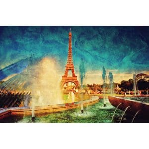 Πίνακας Ζωγραφικής Grunge Eiffel - Decotek 180700-124941