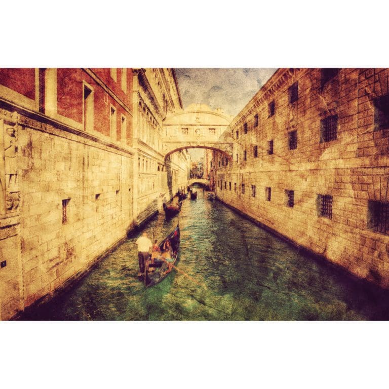 Πίνακας Ζωγραφικής Postcard Of A Canal In Venice – Decotek 180725-125069