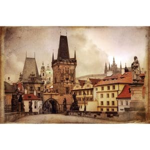 Πίνακας Ζωγραφικής Vintage Prague - Decotek 180741-125161