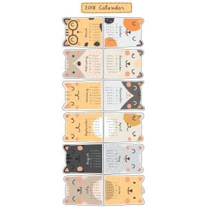 Παιδικό Αυτοκόλλητο Ημερολόγιο με Ζωάκια - Decotek 18900-125980