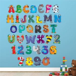 Παιδικό Αυτοκόλλητο Γράμματα και Αριθμοί - Decotek 18909-0
