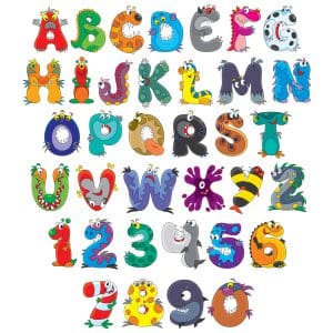 Παιδικό Αυτοκόλλητο Γράμματα και Αριθμοί - Decotek 18909-126193