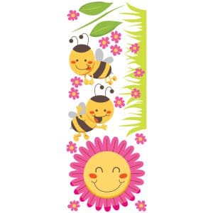 Παιδικό Αυτοκόλλητο Μαργαρίτα και Μελισσούλες - Decotek 18930-126235