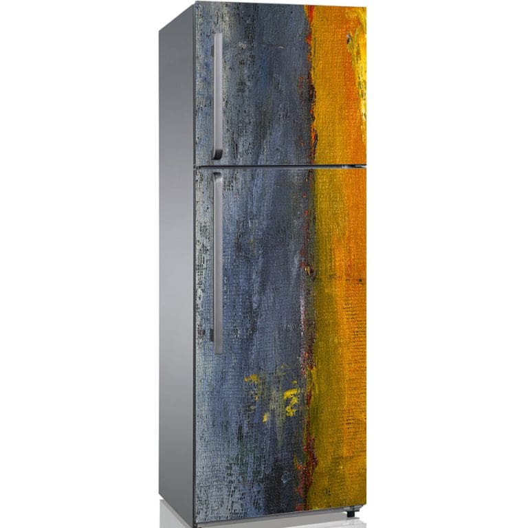 Αυτοκόλλητο Ψυγείου Μπλε και Χρυσή Τεχνοτροπία - Decotek 19097-0