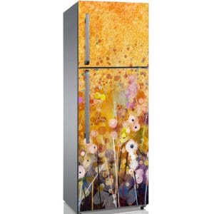 Αυτοκόλλητο Ψυγείου Κίτρινα Λουλούδια - Decotek 19139-0