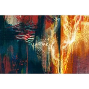 Πίνακας Ζωγραφικής Abstract Fire - Decotek 180784-130900
