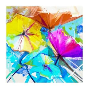 Πίνακας Ζωγραφικής Abstract Spring Flowers - Decotek 180790-130928