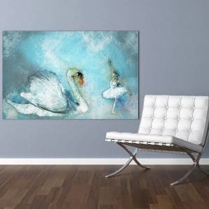Πίνακας Ζωγραφικής Ballet With Swan - Decotek 180802-0