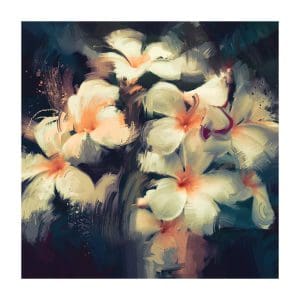 Πίνακας Ζωγραφικής Beautiful White Flowers - Decotek 180814-131020