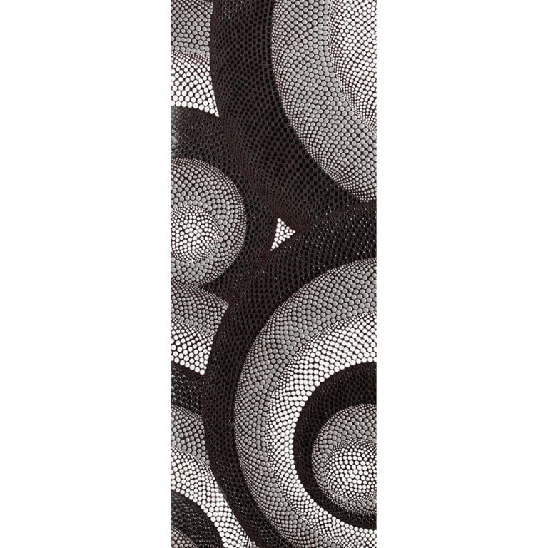 Αυτοκόλλητο Ψυγείου Αφηρημένοι Μαύροι Κύκλοι - Decotek 19171-133067