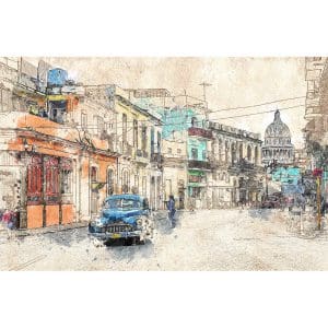 Πίνακας Ζωγραφικής Cuba Sketch - Decotek 180860-131582