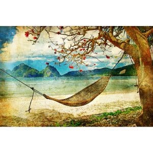 Πίνακας Ζωγραφικής Grunge Summer Postcard - Decotek 180926-132038
