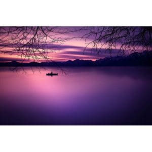 Πίνακας Ζωγραφικής Lake Sunset - Decotek 180950-132130