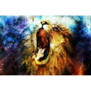 Πίνακας Ζωγραφικής Λιοντάρι - Decotek 180971-132214
