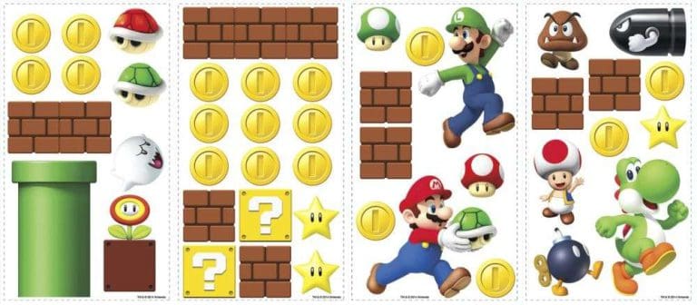 Παιδικό Αυτοκόλλητο Super Mario Build a Scene - Decotek 0719RMK2351SCS-141794