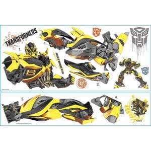 Παιδικό Αυτοκόλλητο Transformers Bumblebee - Decotek 0719RMK2526GM-142005