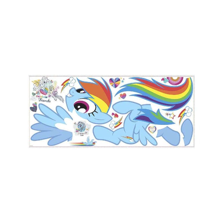 Παιδικό Αυτοκόλλητο Little Pony Rainbow Dash - Decotek 0719RMK2532GM-142013