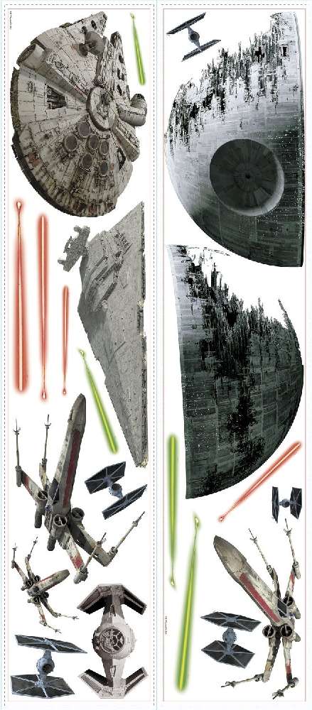 Παιδικό Αυτοκόλλητο Star Wars Spaceships - Decotek 0719RMK3012SCS-142589