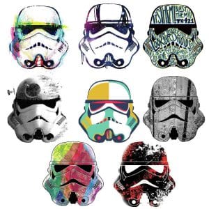 Παιδικό Αυτοκόλλητο Star Wars StormTroopers - Decotek 0719RMK3591SCS-142642