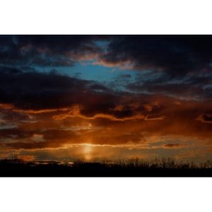 Πίνακας Ζωγραφικής Κόκκινο Ηλιοβασίλεμα - Decotek 190946-142238
