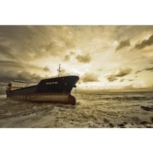 Πίνακας Ζωγραφικής Πλοίο με Άγρια Θάλασσα - Decotek 190961-142340