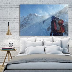 Πίνακας Ζωγραφικής Ορειβάτης σε Χιονισμένο Βουνό - Decotek 190993-0