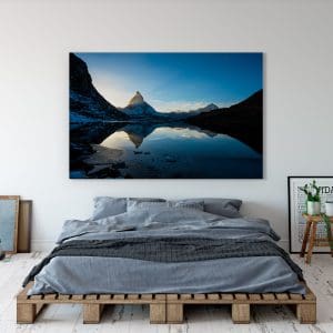 Πίνακας Ζωγραφικής Η Λίμνη Zermatter στις Άλπεις - Decotek 190994-0