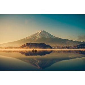 Πίνακας Ζωγραφικής Αντανάκλαση του Όρους Φούτζι, Ιαπωνία - Decotek 190996-142480