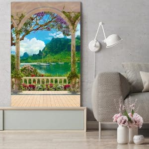 Πίνακας Ζωγραφικής Μπαλκόνι με Θέα – Decotek 191016-0