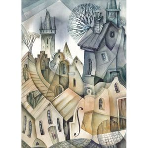 Πίνακας Ζωγραφικής Ζωγραφισμένη Πόλη – Decotek 191035-142952