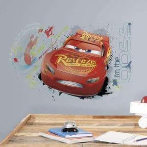 Παιδικό Αυτοκόλλητο Lightning McQueen - Decotek 0719RMK3465GM-0