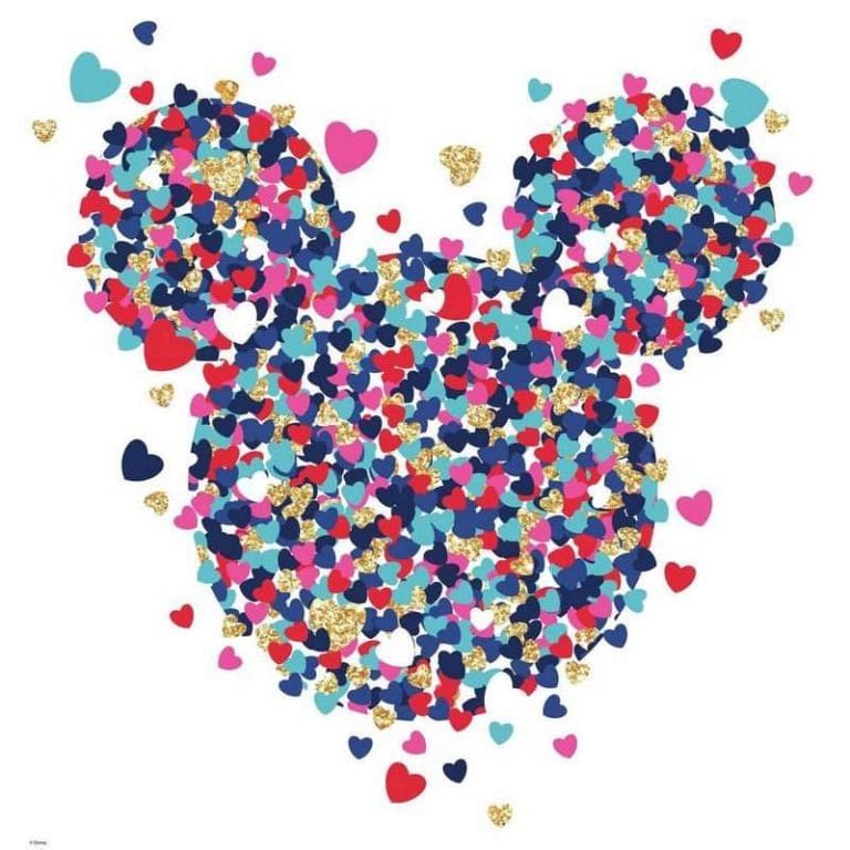 Παιδικό Αυτοκόλλητο Minnie's Confetti Heart - Decotek 0719RMK3593GM-144237