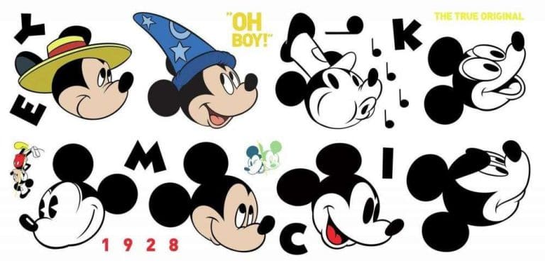 Παιδικό Αυτοκόλλητο Mickey Mouse Classic - Decotek 0719RMK3830SCS-143942