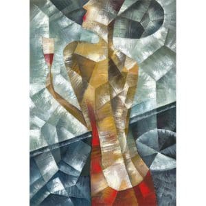 Πίνακας Ζωγραφικής Γυναίκα με Κοκτέιλ – Decotek 191265-144120
