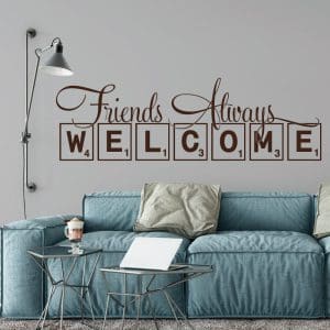 Αυτοκόλλητο Τοίχου Friends Welcome - Decotek 09534-0