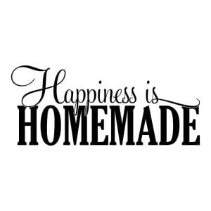 Αυτοκόλλητο Τοίχου Happiness Is Homemade - Decotek 09548-146050