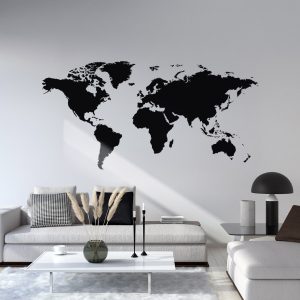 Αυτοκόλλητο Τοίχου Παγκόσμιος Χάρτης - Decotek 09438