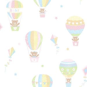 Παιδική Ταπετσαρία Τοίχου Αερόστατο - Galerie, Tiny Tots - Decotek G45133-0