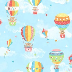Παιδική Ταπετσαρία Τοίχου Αερόστατο - Galerie, Tiny Tots - Decotek G45134-0