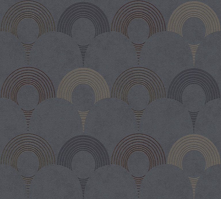 Μοντέρνα Ταπετσαρία Τοίχου με Κύκλους – AS Creation, Pop Style – Decotek 374802-0