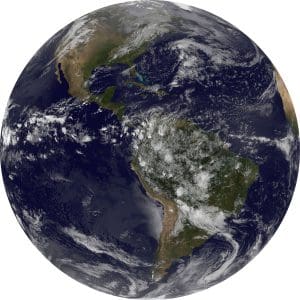 Στρόγγυλη Φωτοταπετσαρία Τοίχου Πλανήτης Γη - Komar, DOT - Decotek D1-016 (Ø 125 cm)-0