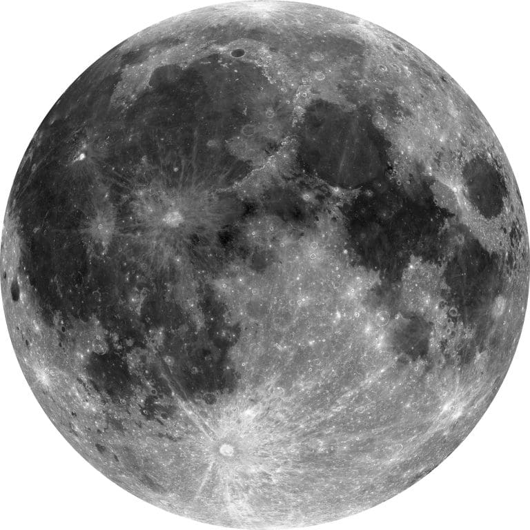 Στρόγγυλη Φωτοταπετσαρία Τοίχου Φεγγάρι - Komar, DOT - Decotek D1-019 (Ø 125 cm)-0