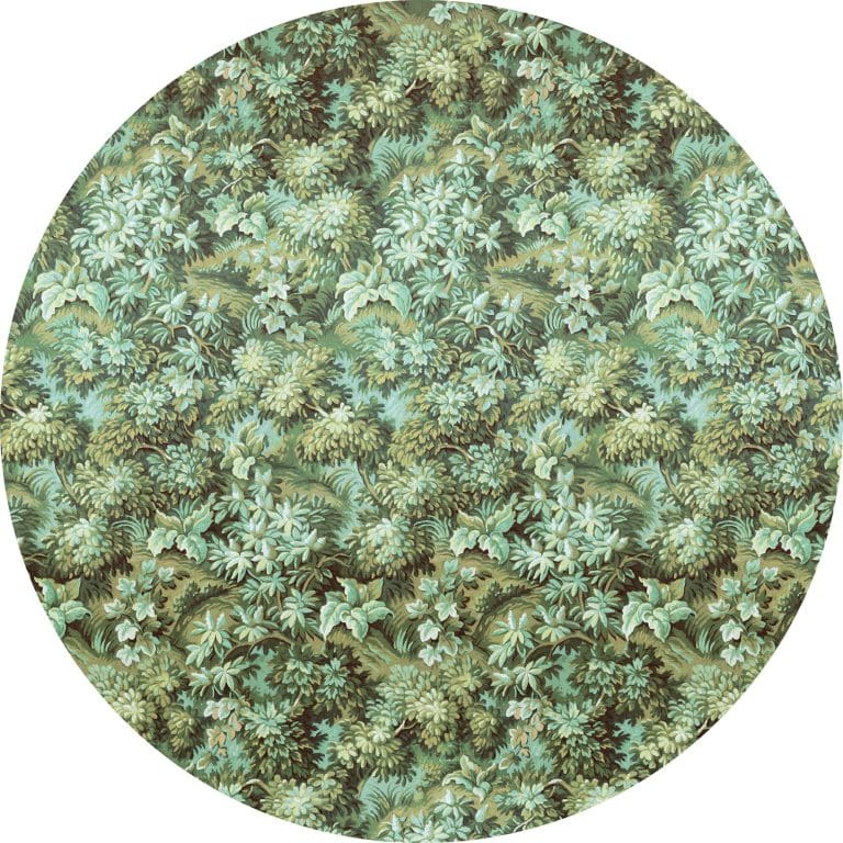 Στρόγγυλη Φωτοταπετσαρία Τοίχου Πρασινάδα - Komar, DOT - Decotek D1-024 (Ø 125 cm)-0