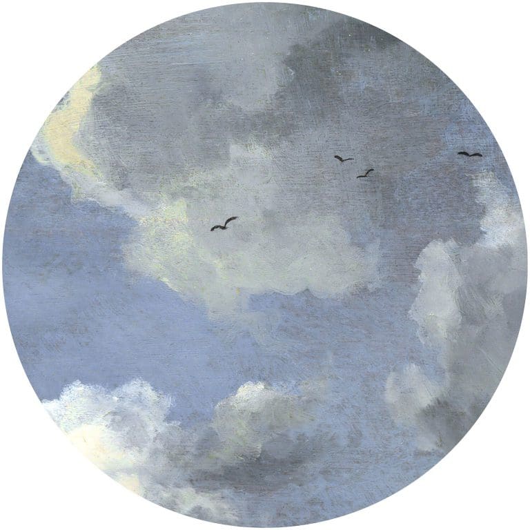 Στρόγγυλη Φωτοταπετσαρία Τοίχου Ουρανός - Komar, DOT - Decotek D1-037 (Ø 125 cm)-0