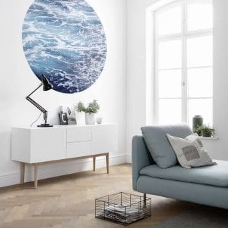 Στρόγγυλη Φωτοταπετσαρία Τοίχου Ωκεανός - Komar, DOT - Decotek D1-041 (Ø 125 cm)-173868