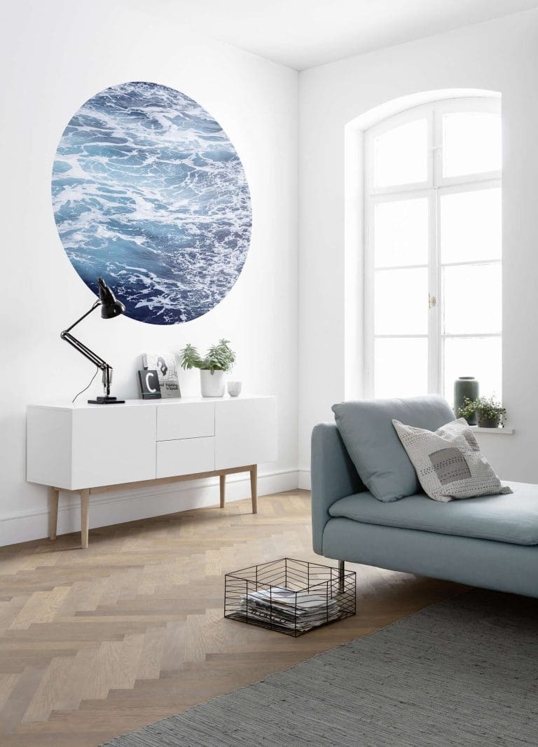 Στρόγγυλη Φωτοταπετσαρία Τοίχου Ωκεανός - Komar, DOT - Decotek D1-041 (Ø 125 cm)-173868