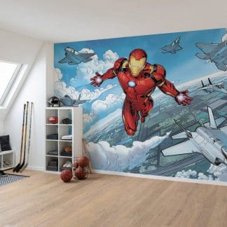 Παιδική Φωτοταπετσαρία Τοίχου Iron Man - Komar - Decotek IADX8-062 (400cm x 280cm)-173276