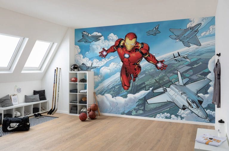 Παιδική Φωτοταπετσαρία Τοίχου Iron Man - Komar - Decotek IADX8-062 (400cm x 280cm)-173276