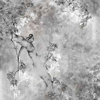 Φωτοταπετσαρία Τοίχου Ασπρόμαυρο Φλοράλ - Komar - Decotek INX6-012 (300cm x 280cm)-0